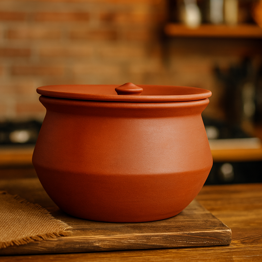 Clay Handi – 2 Liter | Natural & Healthy Cooking